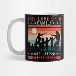 The Love of a Family is Life's Greatest Blessing, Family Day Gift, Gift for Mom, Gift for Dad, Gift for Son, Gift for Daughter Mug